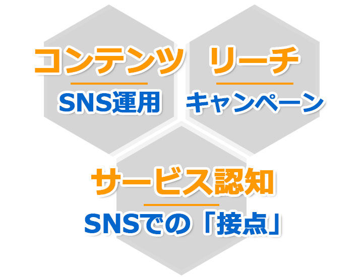 アディッシュプラスのSNS運用における３つのビジョン「コンテンツ」「リーチ」「サービス認知」